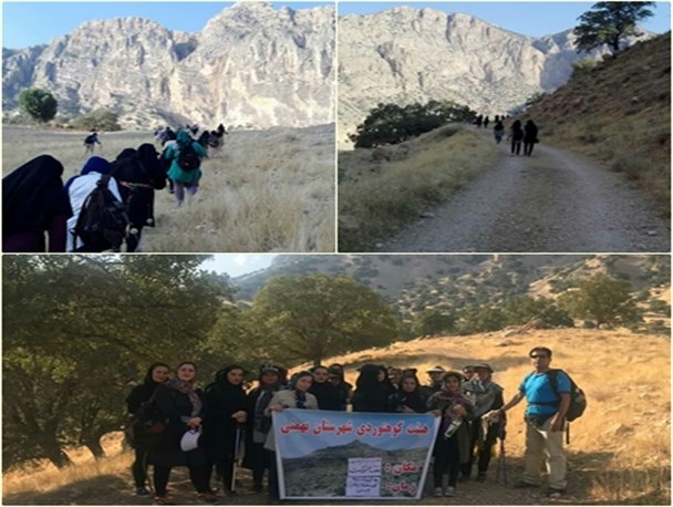 کوهنوردی 7 ساعته بانوان بهمئی در ارتفاعات سولک