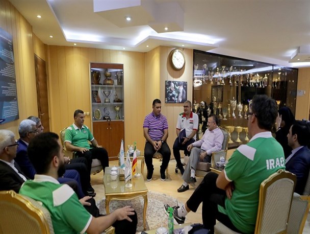 دیدار داورزنی با نمایندگان فدراسیون والیبال عراق