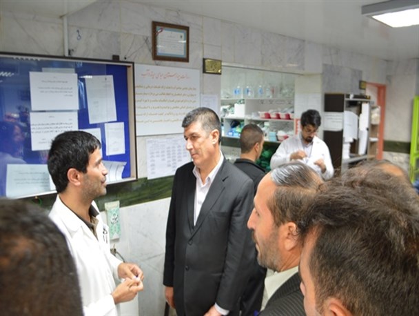 فرماندار میاندوآب از بیمارستان های این شهر بازدید کرد + تصاویر