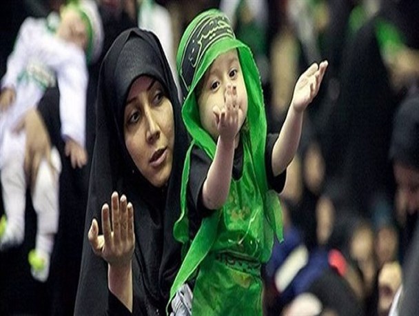 سوگواره‌ای در عزای طفل شیرخوار کربلا/ مادران لرستانی با رباب هم‌ناله شدند