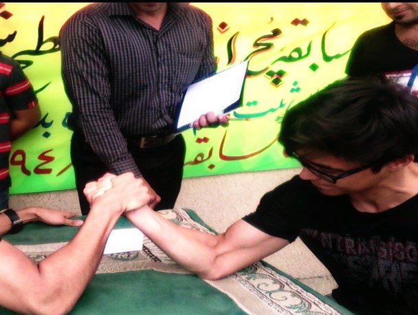 مسابقات مچ اندازی در بستک برگزار شد