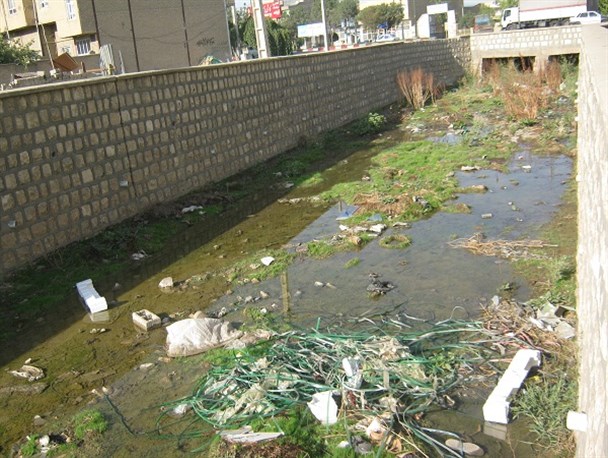 کانال روباز کوی اندیشه بوکان تهدیدی برای سلامتی مردم +تصاویر