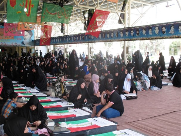مراسم روز عرفه با حضور پیکر مطهر شهید گمنام در شهرستان ملارد برگزار شد+تصاویر