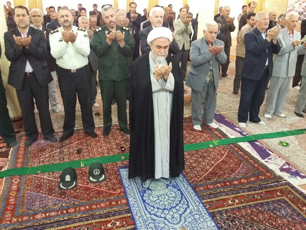 اقامه نماز عید قربان در نمین/تصویری