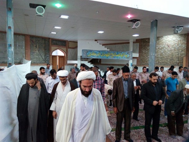 مراسم پرفیض نماز عید قربان در مصلای صاحب الزمان کلات