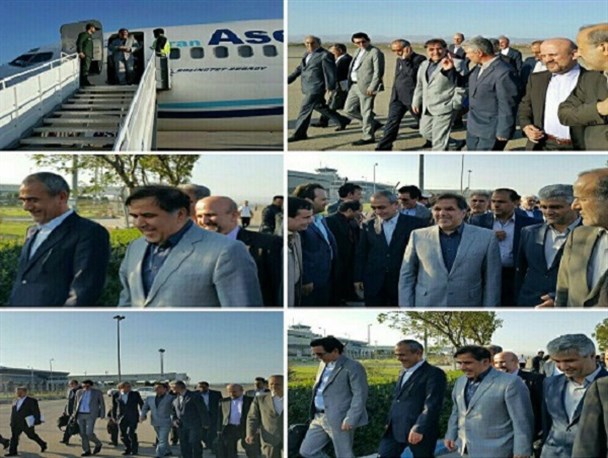 وزیر راه و شهرسازی وارد اردبیل شد