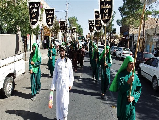 حرکت نمادین کاروان نینوا در بیرجند+ تصاویر