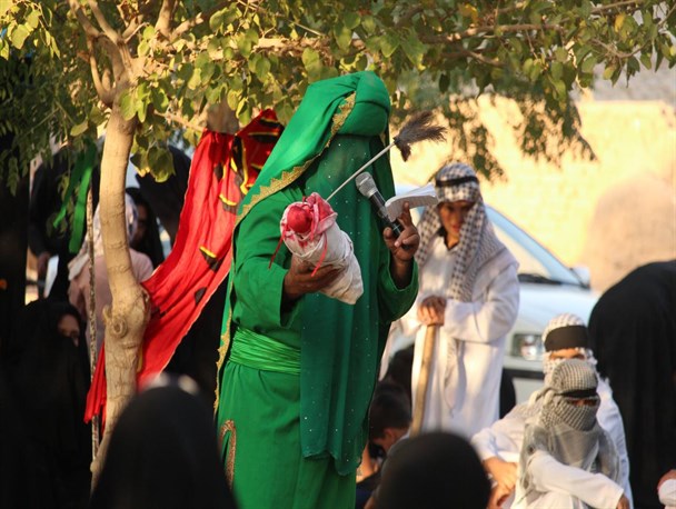 برگزاری آئین ۷۲ ساله دسته بنی اسد در خلیل‌آباد