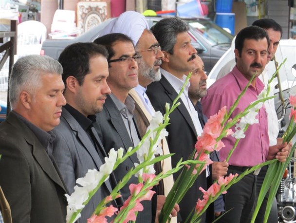 ادای احترام ورزشکاران سنگر به قهرمانان واقعی +تصاویر