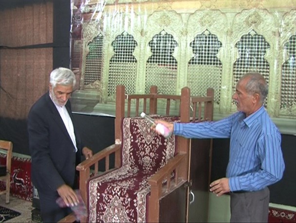 مسجدجامع شهرستان نیمروز غبارروبی شد/تصاویر