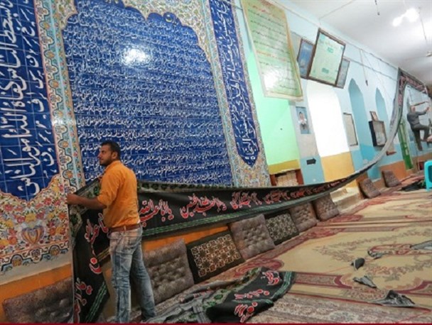 عکس: آماده‌سازی جهرم برای ماه محرم