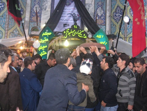 عزاداری با شکوه تالشی ها در مراسم طشت گذاری+تصاویر