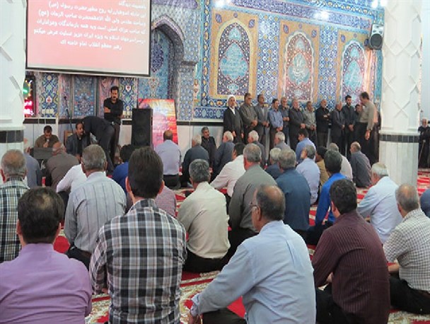 مجلس ترحیم یکی از جان باختگان منا در دزفول