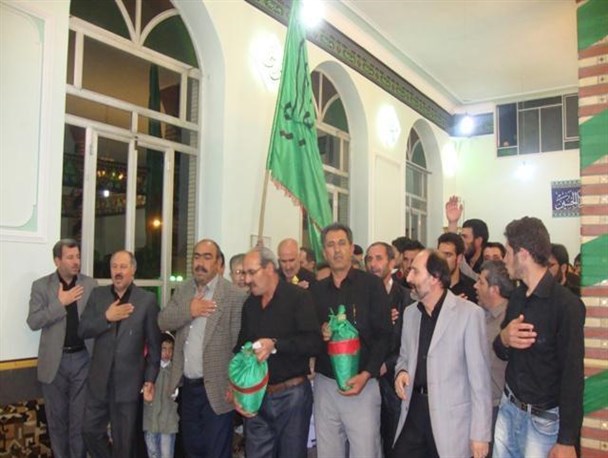 آیین طشت گذاری در چالدران +تصویر