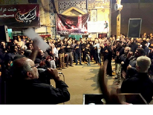 مراسم شام غریبان سالار شهیدان در هیئت عزاداران سید الشهدا مسجد حاج علوان +تصاویر