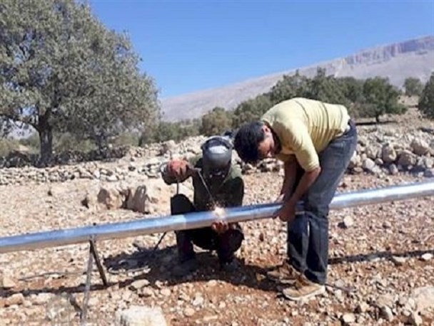آغاز آبرسانی به روستاهای سرتاوه و ناصرآباد بخش سرفاریاب شهرستان چرام
