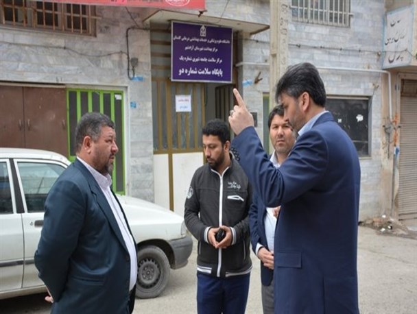 بازدید سرزده فرماندار آزادشهر از پایگاه سلامت شماره 2 آزادشهر + تصاویر