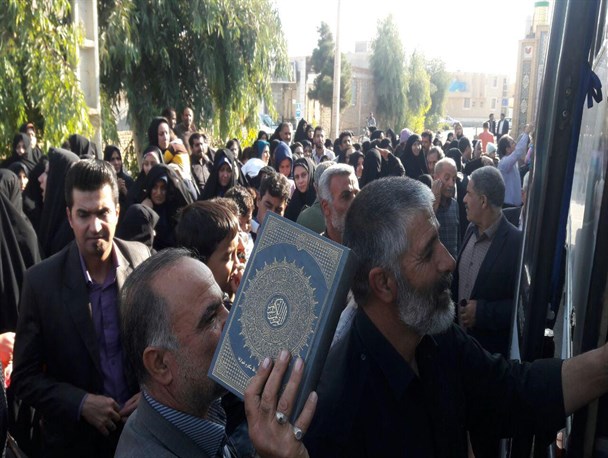 اعزام 40 خادم  اربعین حسینی از گرمسار به کربلا و نجف