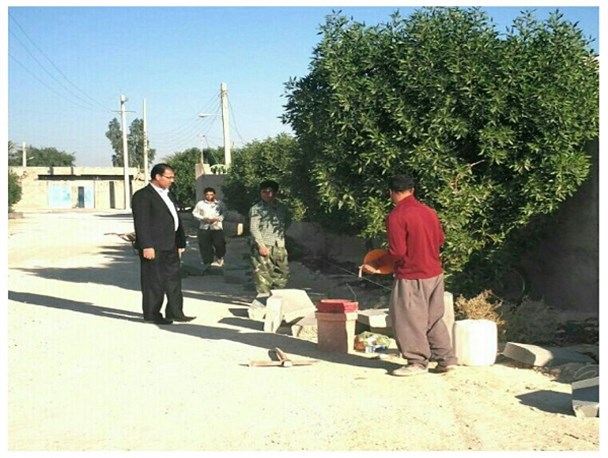 آغاز عملیات احداث پروژه خیابان بهشت کاظم (ع) شهر آبدان + تصاویر