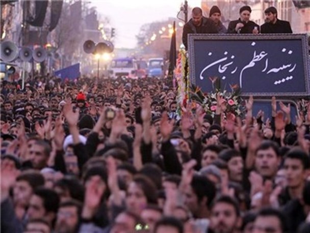 حرکت دسته عزاداری زینبیه اعظم زنجان امروز برگزار می شود