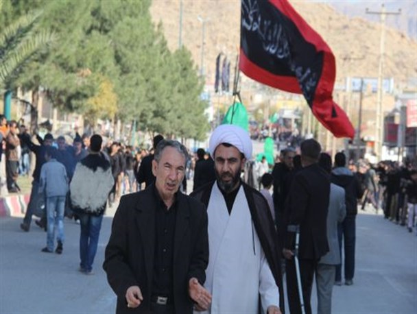 سرپل‌ذهاب در اربعین حسینی به سوگ نشست
