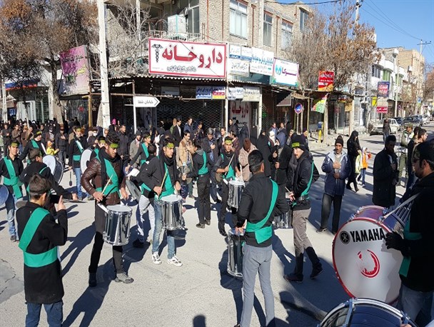 عزاداری هیئات مذهبی شیروان در شهادت امام رضا(ع)