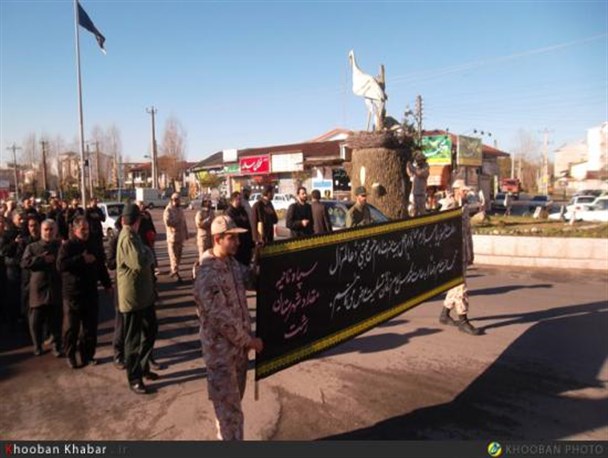 مراسم دسته آرایی در خمام برگزار شد+ تصاویر
