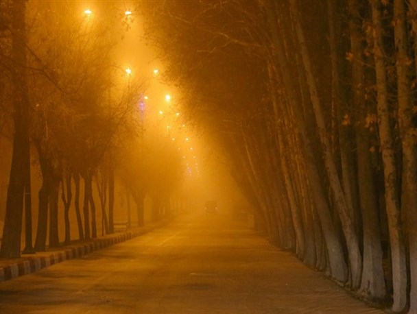 تصاویر زیبایی از مه گرفتگی بامداد امروز نهاوند