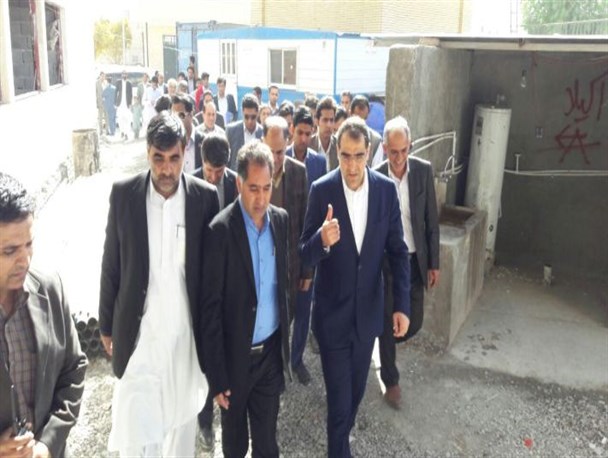 گزارش تصویری/ سفر وزیر بهداشت، درمان و آموزش پزشکی به خاش