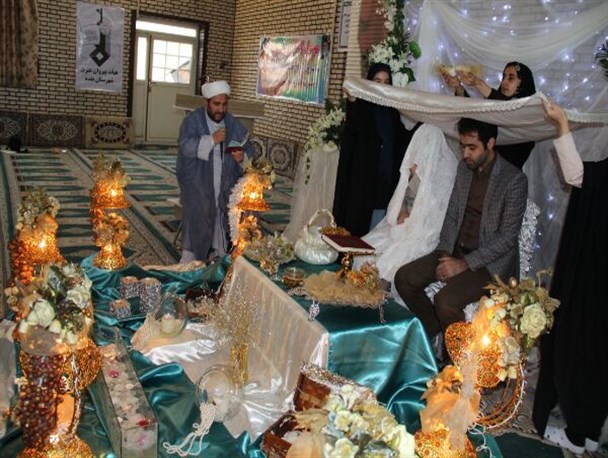 گزارش تصویری از ازدواج ساده دو بسیجی