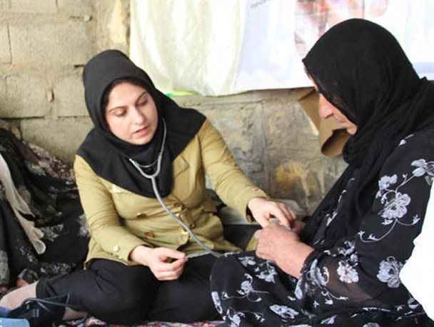 ارائه خدمات پزشکی به 150 مددجوی حاجی آبادی در بخش احمدی