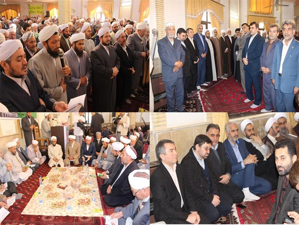 تصاویر/برگزاری جشن میلاد پیامبر(ص) در مسجد جامع عرفانی اهل سنت آق قلا