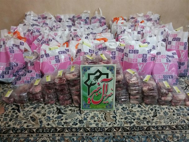 بسته‌های حمایتی موسسه خیریه آل‌بنجیر خرامه توزیع شد