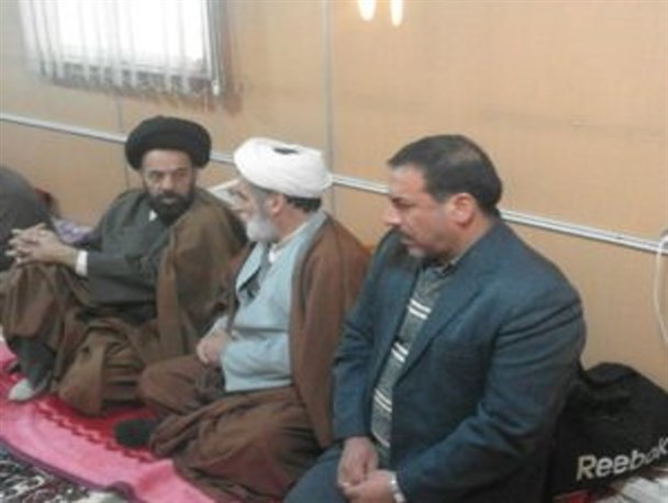بازدید امام جمعه شهرستان قدس از روستای کلاشی عبدالقادر در استان کرمانشاه