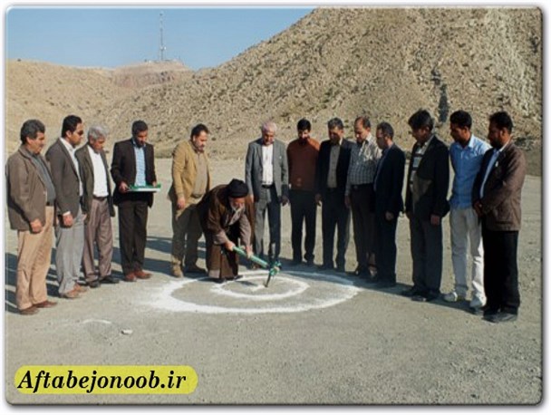 کلنگ زنی زائر سرای بقعه کاکا مبارک گچساران+تصاویر