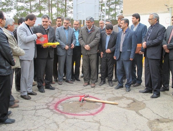 مراسم کلنگ زنی نوسازی مدرسه رضوان بیدخت+تصاویر