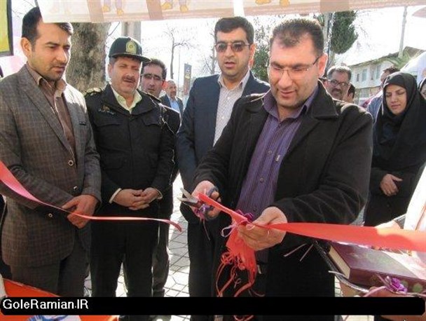 افتتاح نمایشگاه کارزار رسانه ای مبارزه با مصرف شیشه در رامیان+تصاویر