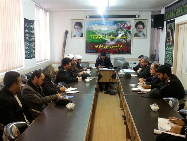 جلسه ستاد هماهنگی دهه فجر شهر طرقبه برگزار شد