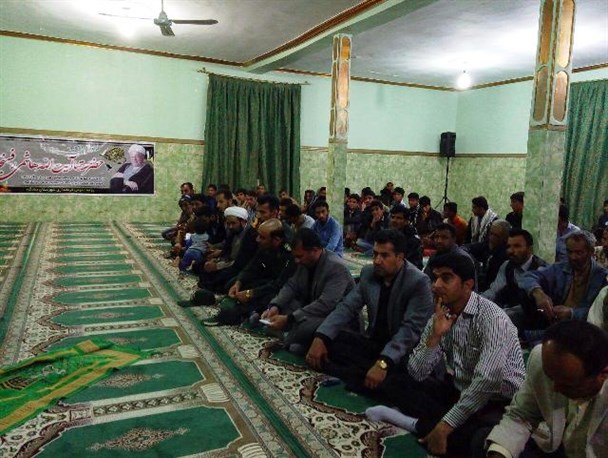 برگزاری مراسم ارتحال آیت الله هاشمی رفسنجانی در بشاگرد+تصاویر
