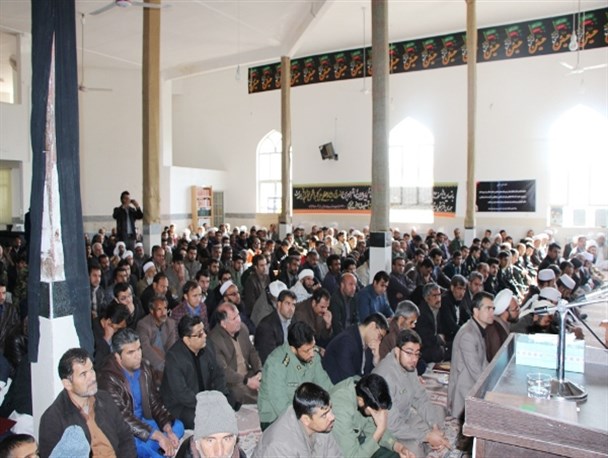 گزارش تصویری از برگزاری مراسم ترحیم آیت الله هاشمی در درمیان