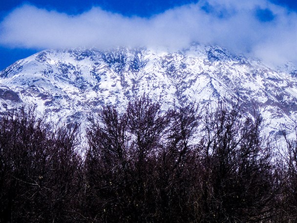 نخستین بارش برف زمستانی در کرمان