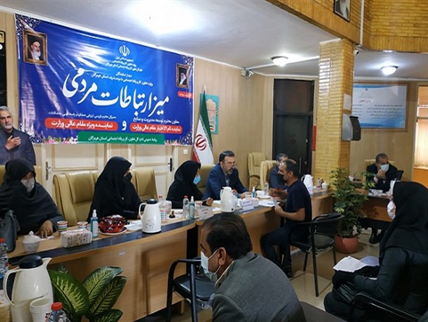 گزارش تصویری| برگزاری میز ارتباطات مردمی دولت  در ادارات کل هرمزگان
