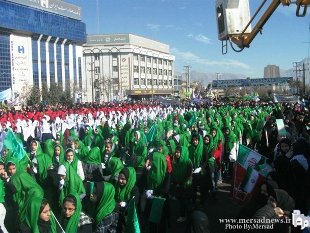 حضور بی نظیر کرمانشاهی ها در حماسه ۲۲ بهمن ۹۲