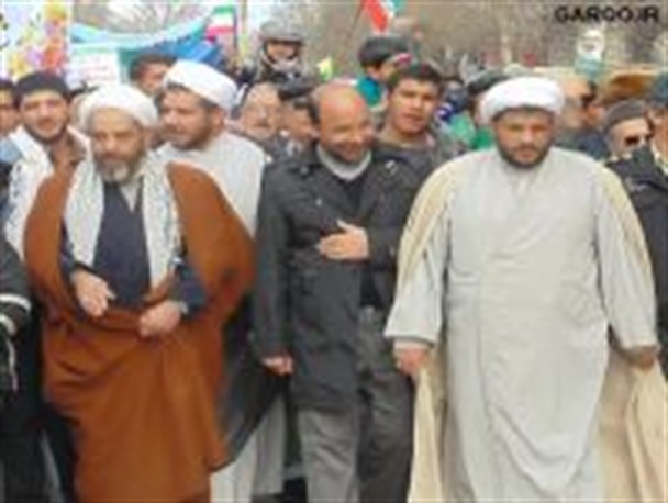 شهرستان نهاوند یکپارچه مرگ بر آمریکا شد