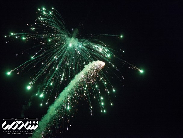 گزارش تصویری نورافشانی در قزوین به‌مناسب سالگرد پیروزی انقلاب اسلامی