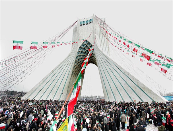 راهپیمایی 22 بهمن یکی از نمادهای قدرت جمهوری اسلامی ایران