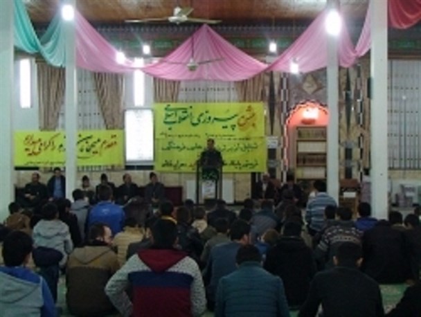 جشن انقلاب در مسجد حضرت ابوالفضل (ع) خلخال برگزار شد