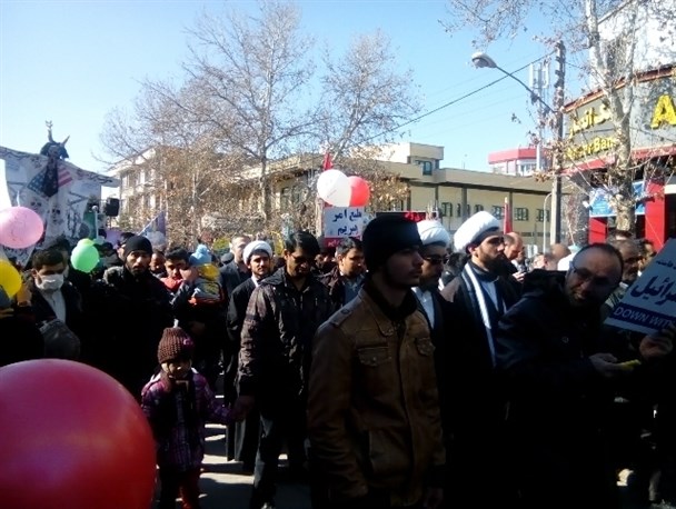 حماسه آفرینی شاهرودی ها در راهپیمایی 22 بهمن/ فریاد مرگ بر آمریکا در شاهرود طنین انداز شد