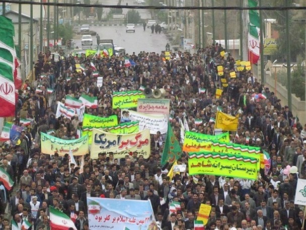 پلدختر غرق در شور حماسی بیست و دو بهمن