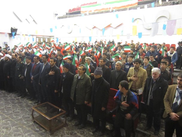 مراسم بزرگ جشن فجر انقلاب در بیله سوار برگزار شد+تصاویر